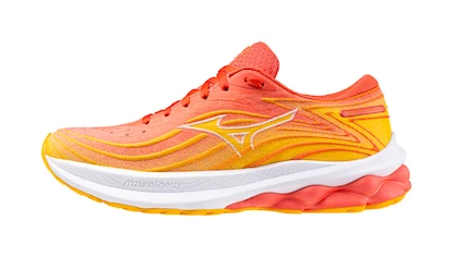 Mizuno  Wave Skyrise 5 Dubarry/White/Citrus  Női futócipő UK 6