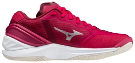 Mizuno Wave Stealth Neo Persian Red White Női teremcipő