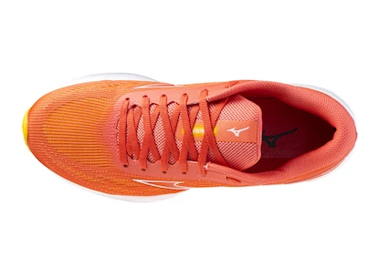 Mizuno  Wave Ultima 15 Dubarry/White/Citrus  Női futócipő UK 4