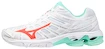 Mizuno  Wave Voltage White/Fiery Coral  Női teremcipő