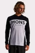 Mons Royale Redwood Enduro VLS Black/Grey Marl férfi kerékpáros mez