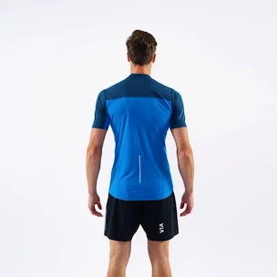 Montane  Dragon Zip T-Shirt Electric Blue Férfipóló
