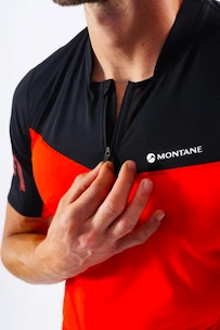 Montane  Dragon Zip T-Shirt Flag Red Férfipóló