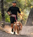 Nathan  K9 Series Runner's Waistpack With Leash  Futóöv