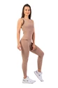 Nebbia Bordás leggings magas derékkal biopamut 405 barna színben