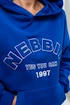 Nebbia  Branded Oversized Hoodie blue Női melegítőfelső