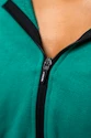 Nebbia  Cropped Zip-Up Hoodie green Női melegítőfelső