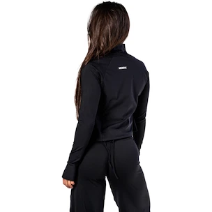 Nebbia Deni x NEBBIA Fitness Zip Tracktop 314 black Női melegítőfelső