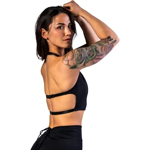 Nebbia Deni x NEBBIA Sports Crop Tank 309 black Női ujjatlan póló