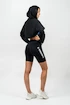Nebbia  Designer Cropped Hoodie black Női melegítőfelső
