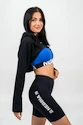 Nebbia  Designer Cropped Hoodie black Női melegítőfelső