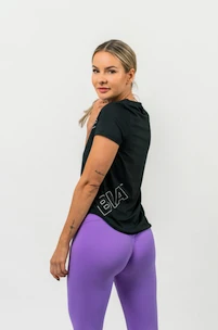 Nebbia  FIT Activewear Functional T-shirt with Short Sleeves black Női póló XS