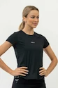 Nebbia  FIT Activewear T-Shirt “Airy” with Reflective Logo 438 black Női póló