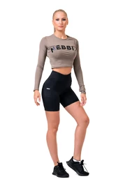 Nebbia Fit & Smart női kerékpáros rövidnadrág, fekete