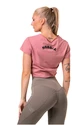 Nebbia  Fit & Sporty crop top old rose Női póló