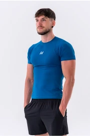 Nebbia Functional Slim-fit T-shirt 324 blue Férfipóló