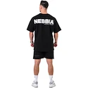 Nebbia GYM ESSENTIALS Oversized T-shirt 381 black Póló