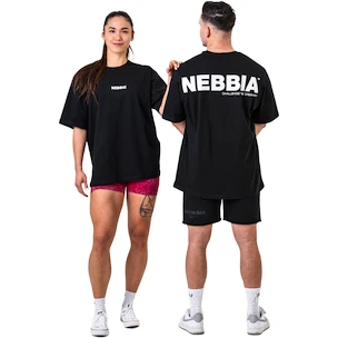 Nebbia GYM ESSENTIALS Oversized T-shirt 381 black Póló