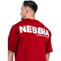 Nebbia GYM ESSENTIALS Oversized T-shirt 381 red Póló