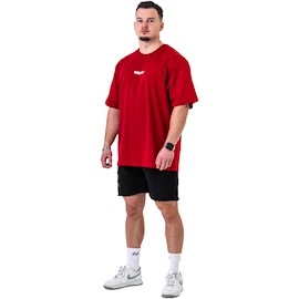 Nebbia GYM ESSENTIALS Oversized T-shirt 381 red Póló