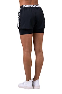 Nebbia Hero Fast&Furious Double Layer shorts 527 black Női rövidnadrág