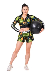 Nebbia  High-energy double layer shorts 563 jungle green Női rövidnadrág