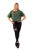 Nebbia  High-Waist ¾ Length Sporty Leggings 404 black Női leggings