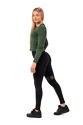 Nebbia  High-Waist ¾ Length Sporty Leggings 404 black Női leggings