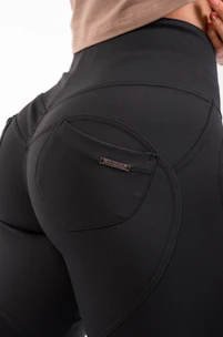 Nebbia  High Waist & Lifting Effect Bubble Butt Pants 587 black Női leggings M