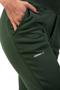 Nebbia  High-Waist Loose Fit Sweatpants "Feeling Good" 409 dark green Női melegítőalsó XS