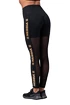 Nebbia Intense Gold Mesh leggings 829 black Női leggings