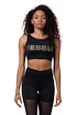 Nebbia Intense Gold Mesh Mini Top 830 black Női felső S