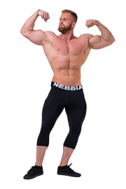 Nebbia Legend of Today leggings calf lenght 188 black Férfileggings