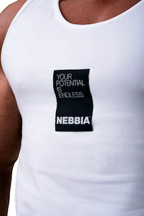Nebbia Limitless Your Potential Is Endless 174 white Ujjatlan póló férfiaknak