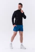 Nebbia  Long sleeved w hoodie Sporty Zipper Jacket with side pockets “Control” 332 black Férfidzseki