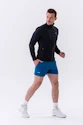 Nebbia  Long sleeved w hoodie Sporty Zipper Jacket with side pockets “Control” 332 black Férfidzseki