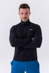 Nebbia  Long sleeved w hoodie Sporty Zipper Jacket with side pockets “Control” 332 black Férfidzseki M