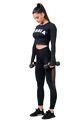 Nebbia  Mesh leggings high waist 573 black Női leggings
