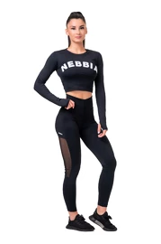Nebbia Mesh leggings high waist 573 black Női leggings