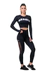 Nebbia  Mesh leggings high waist 573 black Női leggings XS