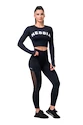 Nebbia  Mesh leggings high waist 573 black Női leggings XS