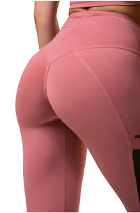 Nebbia  Mesh leggings high waist old rose Női leggings XS