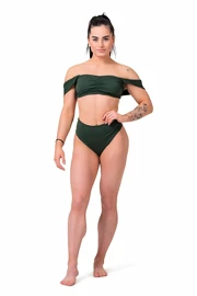 Nebbia Miami retro bikini - felső 553 sötétzöld