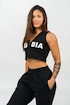 Nebbia MUSCLE MOMMY Sleeveless Zip-Up Hoodie 258 black Női melegítőfelső