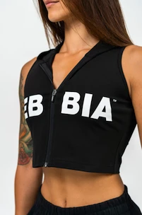 Nebbia MUSCLE MOMMY Sleeveless Zip-Up Hoodie 258 black Női melegítőfelső