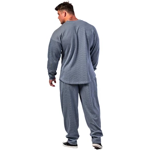 Nebbia NEBBIA x OLYMPIA Oversized Pullover SIGNATURE 797 blue Férfi-melegítőfelső 3XL