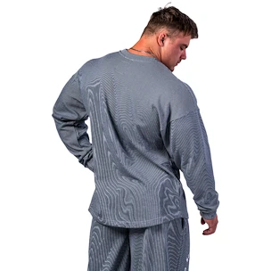 Nebbia NEBBIA x OLYMPIA Oversized Pullover SIGNATURE 797 blue Férfi-melegítőfelső 3XL