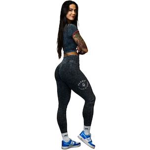 Nebbia NEBBIA x OLYMPIA Washed High Waisted Leggings GYM WARRIOR 776 black Női leggings