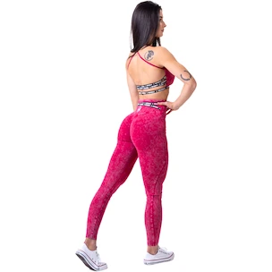 Nebbia NEBBIA x OLYMPIA Washed High Waisted Leggings LEGACY 777 red Női leggings XS