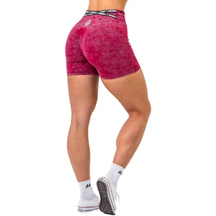 Nebbia NEBBIA x OLYMPIA Washed High Waisted Leggings Shorts HERITAGE 780 red Női rövidnadrág